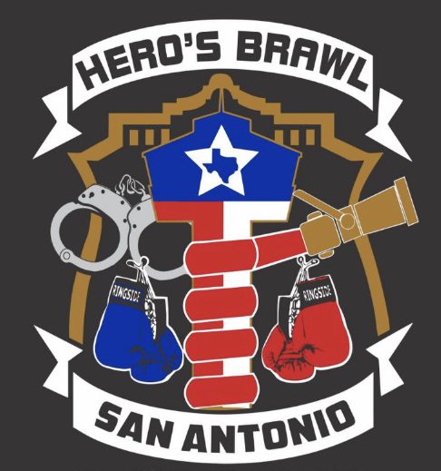 A logo for the hero 's brawl in san antonio.